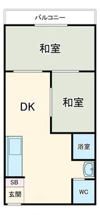 第一ビレッタ浜松【2階】の間取り