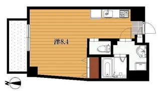キューブ杉並【2階】の間取り