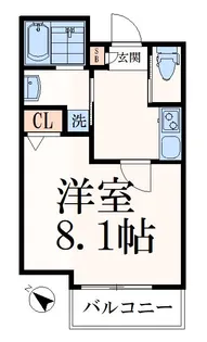 ベリエ東中野【2階】の間取り