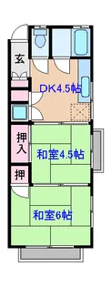 Calme【2階】の間取り