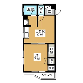 ヴィラ大森園【2階】の間取り