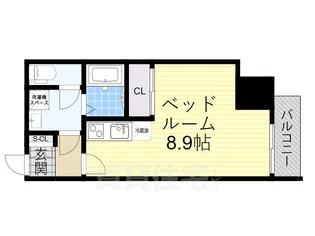 ADWResidence松屋町【11階】の間取り
