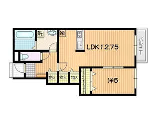 PRENDRE TWO【1階】の間取り