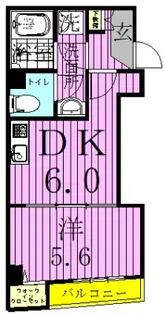 レガーロ松戸【6階】の間取り