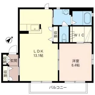エクセレンスI ShaMaison【2階】の間取り