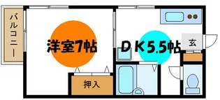 コーポエミネンス【3階】の間取り