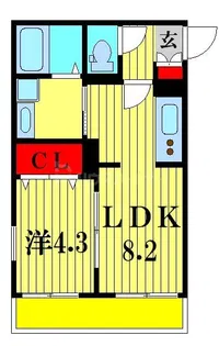 ルピナス【3階】の間取り