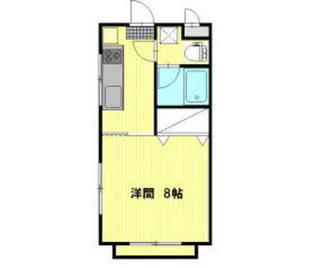 マンションAKKパオ【1階】の間取り
