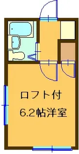 パルコート松戸【2階】の間取り