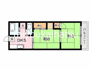 上荒田福永ビル【3階】の間取り