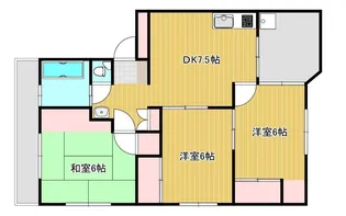 飯山マンション【3階】の間取り