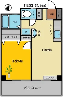 ベルパーク【4階】の間取り