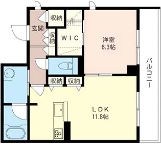 セントリヴィエ東川口【3階】の間取り