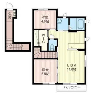 メゾングランデD【2階】の間取り