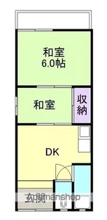 かすみ荘【2階】の間取り