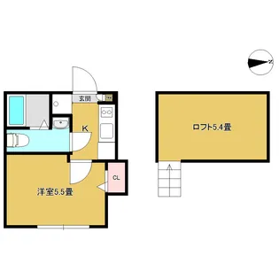 ニューブライト滝野川【1階】の間取り
