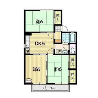 3DKの間取り画像