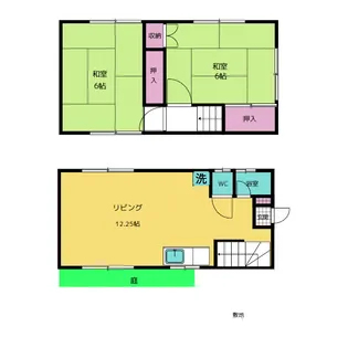 東京都江戸川区西小松川町【一戸建】の間取り