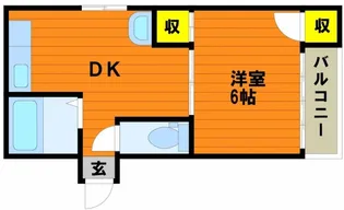 Tコーポ【3階】の間取り
