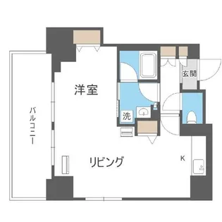 モンドミオ札幌南三条通【3階】の間取り