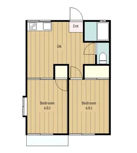 フタミハイツ【1階】の間取り