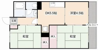 大阪府高槻市名神町【マンション】の間取り