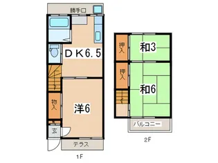 神奈川県伊勢原市桜台2【一戸建】の間取り