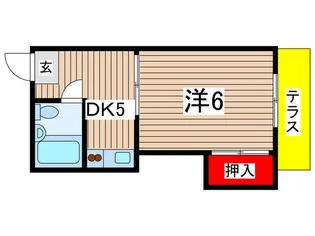 コーポルミエール【1階】の間取り