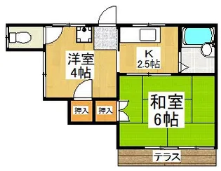 メゾン志木【1階】の間取り