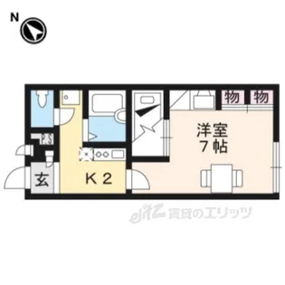 レオパレスWING【2階】の間取り