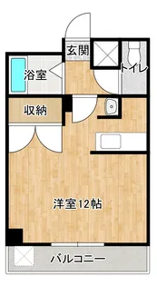 立野マンション【6階】の間取り