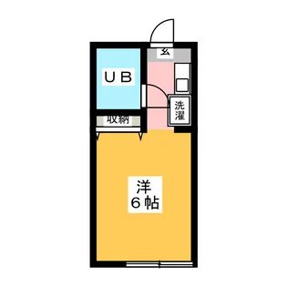 一秀ハイム【1階】の間取り