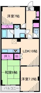 クリエート綱島【5階】の間取り