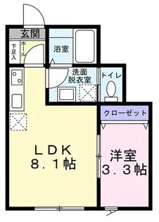 ラフィーノ西塩竃【1階】の間取り