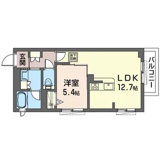 α’st Mukogaoka【1階】の間取り