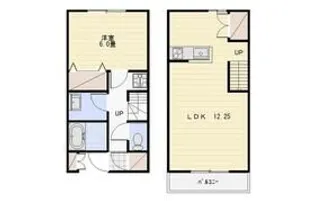 メゾネットYS I【1階】の間取り