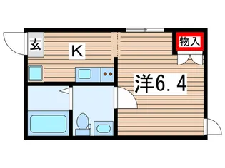 ラヴィエベール千葉【1階】の間取り