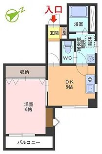 シャンパーニュ909【2階】の間取り