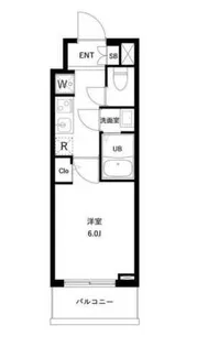 1Kの間取り画像