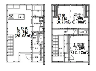 グランメゾンクレスト南蔵王IIの間取り