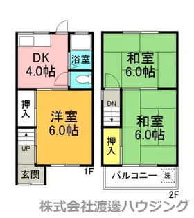大阪府東大阪市横小路町1【一戸建】の間取り