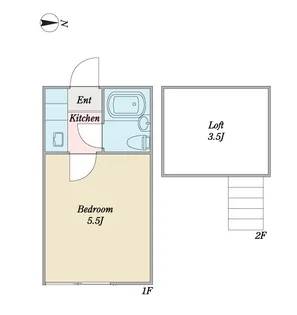 ヴィラときわ台【1階】の間取り