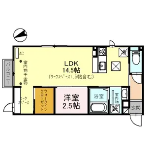 ミモザ~合歓の花~【1階】の間取り