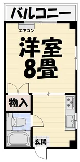 ウェルビル宇宿【3階】の間取り