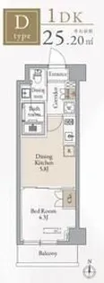 東京都中野区中央4【マンション】の間取り