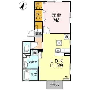 ボヌール【3階】の間取り