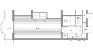 学園台ハイム内灘1【3階】の間取り