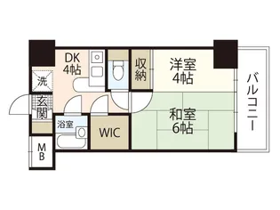 ラポール中島【13階】の間取り