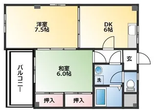 パパドポーラスター【2階】の間取り