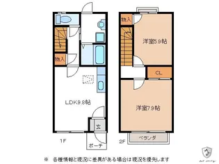 BrancheハピネスII【1階】の間取り